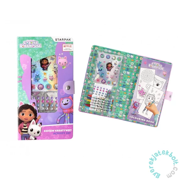 Gabi babaháza színező készlet, zsírkrétával (552492)