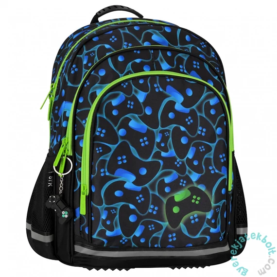 Game iskolatáska, hátizsák - 3 rekeszes - kék (552315)