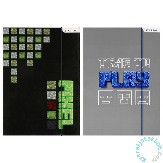 Game Pixel A/4 gumis mappa - többféle