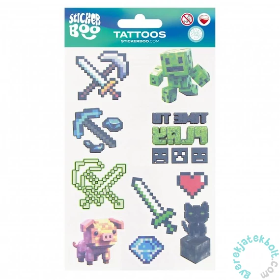 Game Pixel tetoválás (540810)