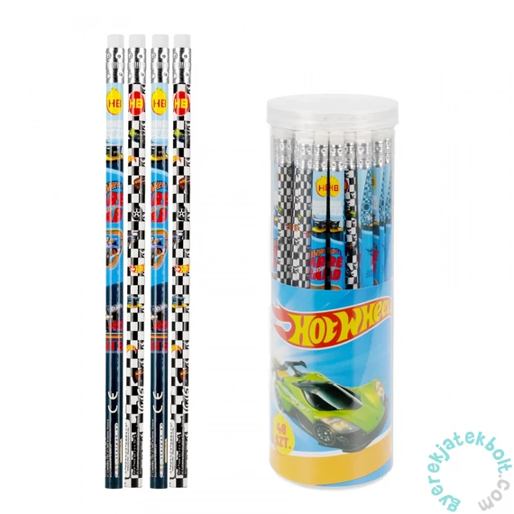 Hot Wheels HB grafit ceruza radírral (559674)