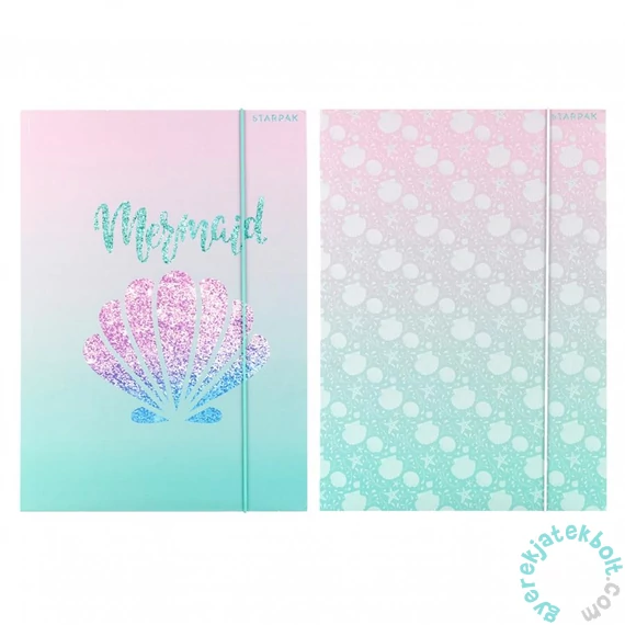 Kagylós A/4 gumis mappa - kétféle (553547)