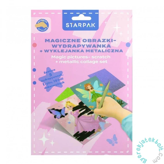 Képkarcoló készlet sablonokkal (549167)