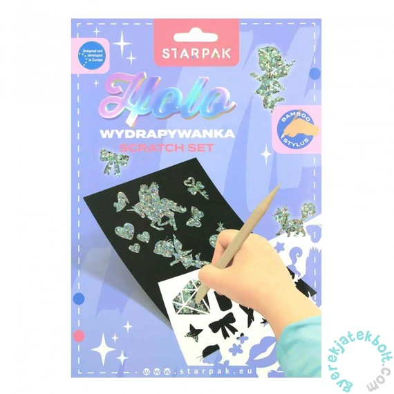 Képkarcoló készlet sablonokkal - Holo (549169)