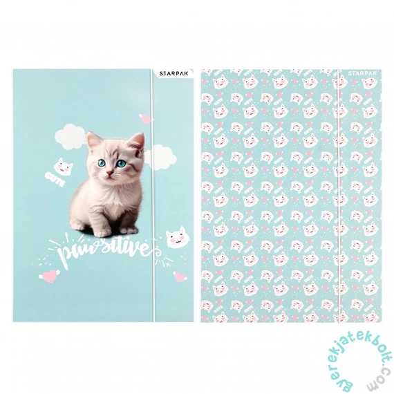 Kitty cicás A/4 gumis mappa - kétféle (553545)