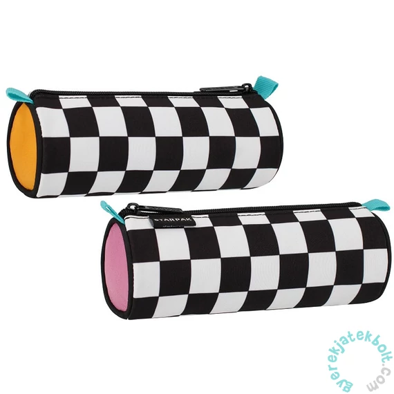 Kockás henger alakú tolltartó (527249)