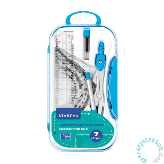 Körző készlet dobozban kék (560248)