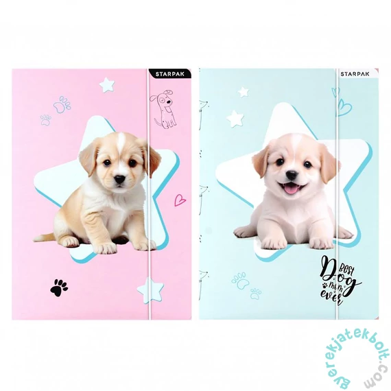 Kutyás A/4 gumis mappa - kétféle (559706)