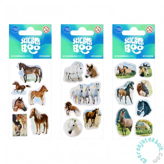 Lovas matrica 7 x 18 cm - 3-féle (517762)