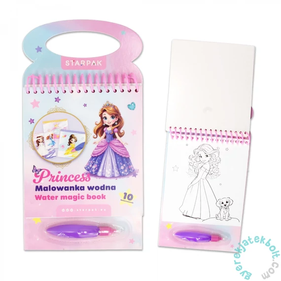 Mágikus vizes kifestőkönyv - Princess (552496)