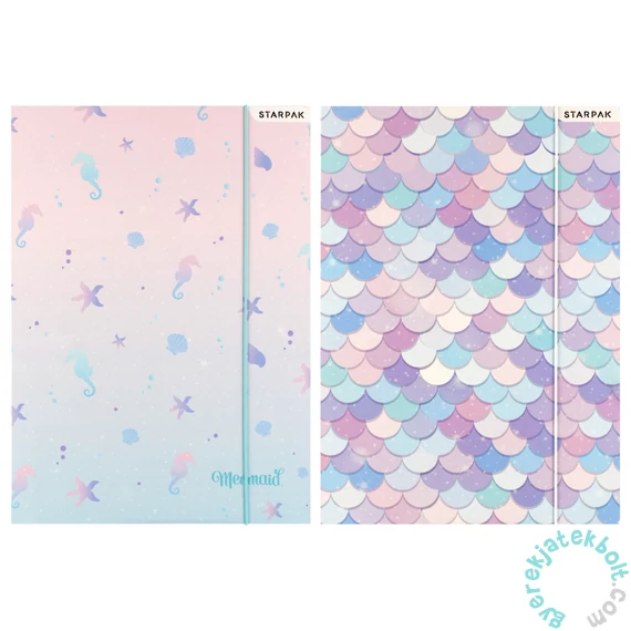 Starpak - Mermaid A/4 gumis mappa - kétféle (536504)