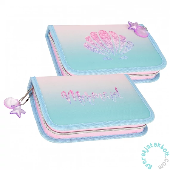 Mermaid felszerelt kihajtható tolltartó - kagylós (551893)