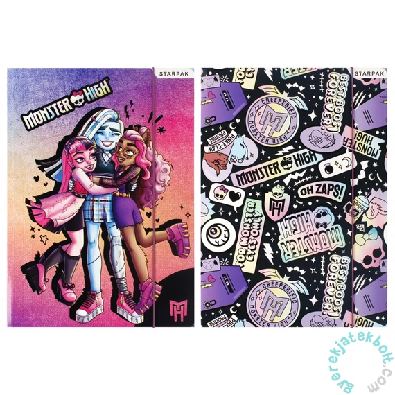 Monster High A/4 gumis mappa - kétféle