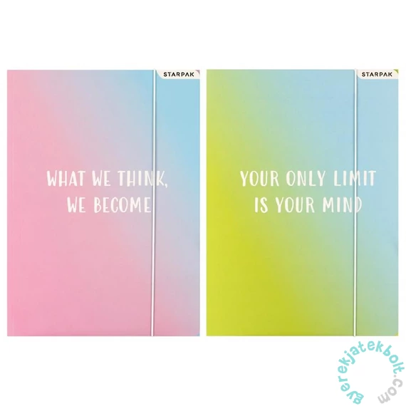 Ombre A/4 gumis mappa - kétféle