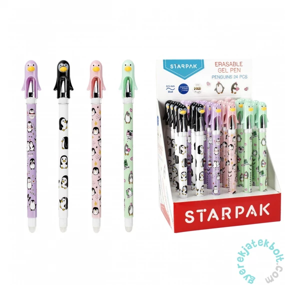 Pingvines golyóstoll - 4 féle (507195)