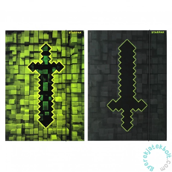 Pixel Game A/4 gumis mappa - kétféle (559734)