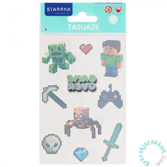 Pixel Game tetoválás (583967)