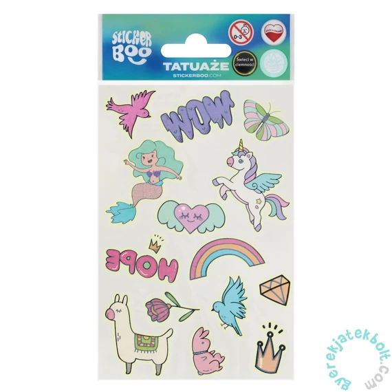 Sötétben világító tetoválás lányoknak (559830)