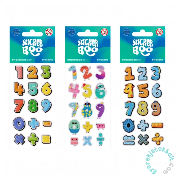 Starpak - Számok 3 matrica 6 x 12 cm (534611)