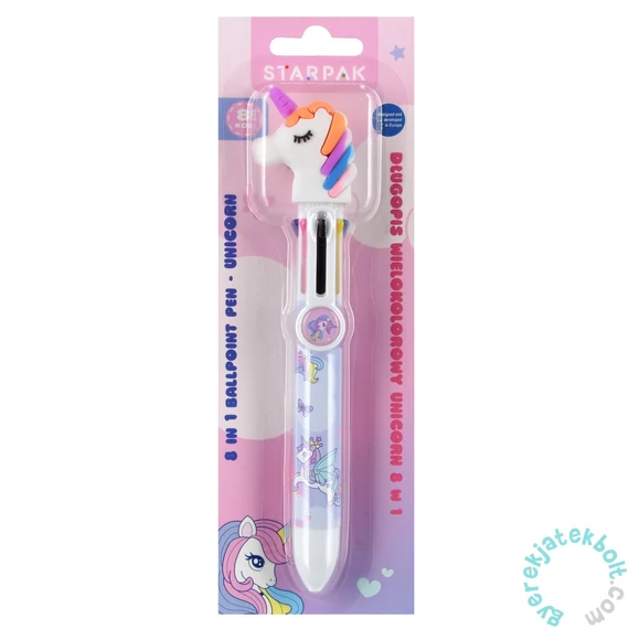 Unikornisos nyolcszínű golyóstoll (563034)