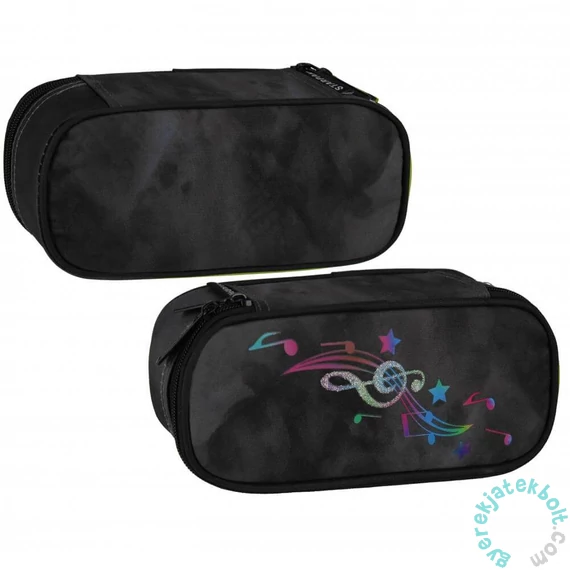 Zenés ovális tolltartó (533953)