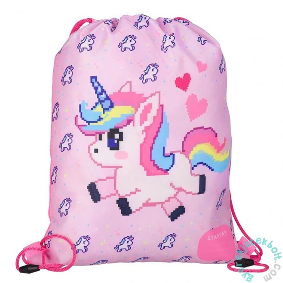 Unikornisos zsinóros hátizsák, tornazsák (576216)