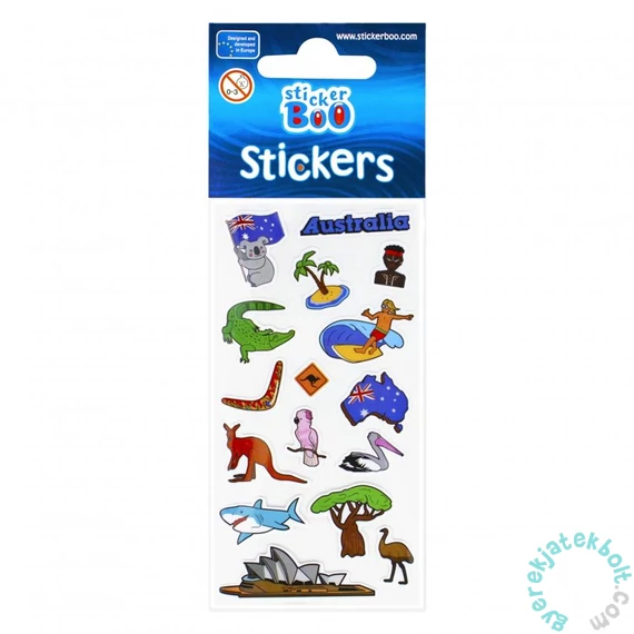 Világ körüli utazás matrica 6 x 18 cm