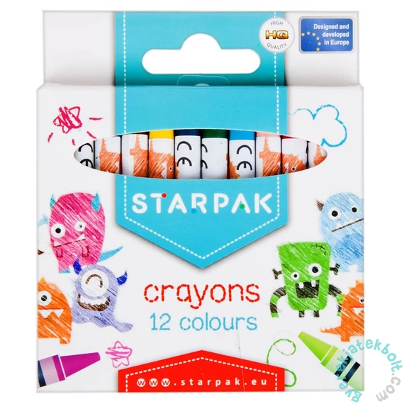 Monsters 12 színű zsírkréta