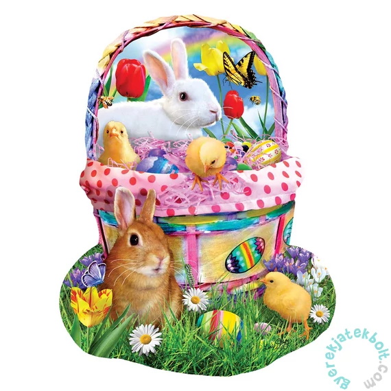 SunsOut 1000 db-os puzzle - Bunnys Easter Basket - Lori Schory (97124)
