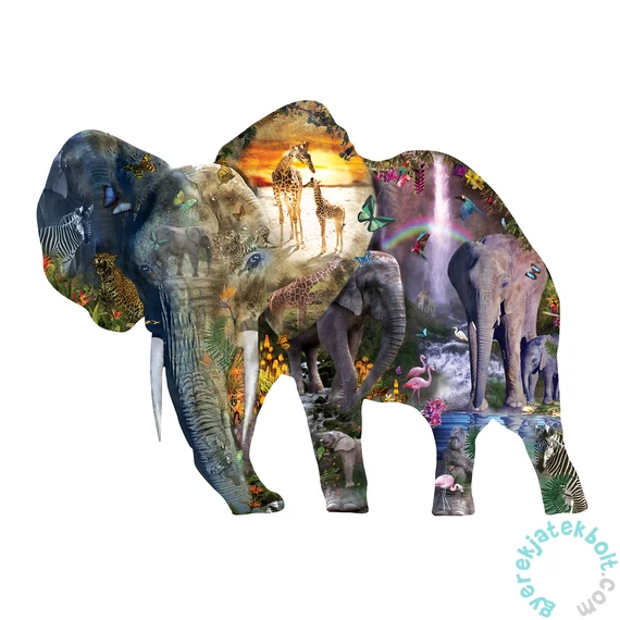 SunsOut 1000 db-os puzzle - Elephant Waterfall - Alixandra Mullins (95015)