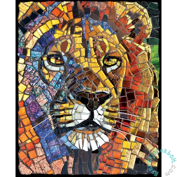 SunsOut 1000 db-os puzzle - Stained Glass Lion - Cynthie Fisher (70720)