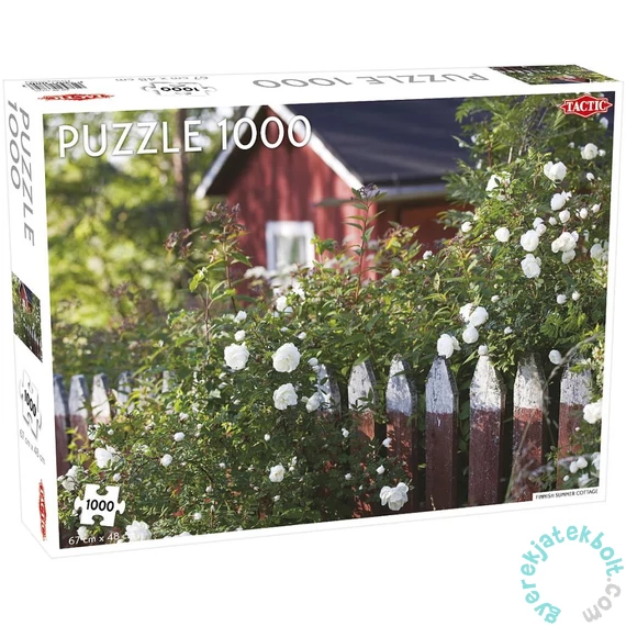 Tactic 1000 db-os puzzle - A világ körül - Hagyományos finn házikó (56685)