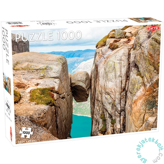 Tactic 1000 db-os puzzle - A világ körül - Kjerag-hegy (58672)