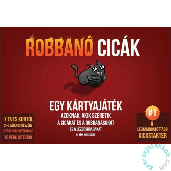 Robbanó cicák társasjáték (EXP10003)
