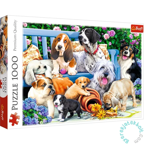 Trefl 1000 db-os puzzle - Kutyák a parkban (10556)