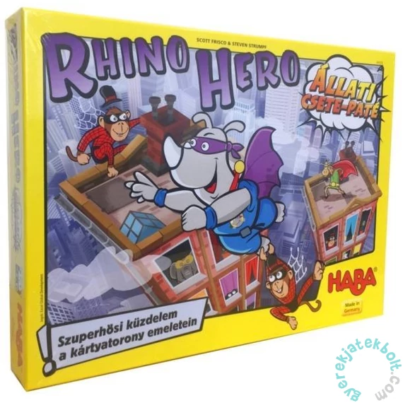 Rhino Hero - Állati csete-paté társasjáték (304335)
