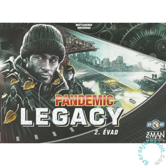 Pandemic - Legacy 2. évad társasjáték - fekete doboz (ZMA33365-fekete)
