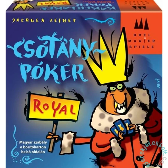 Csótánypóker Royal kártyajáték (DRE29794)