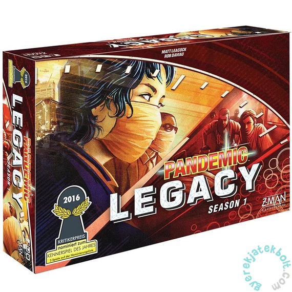 Pandemic - Legacy 1. évad társasjáték - piros doboz (750178)
