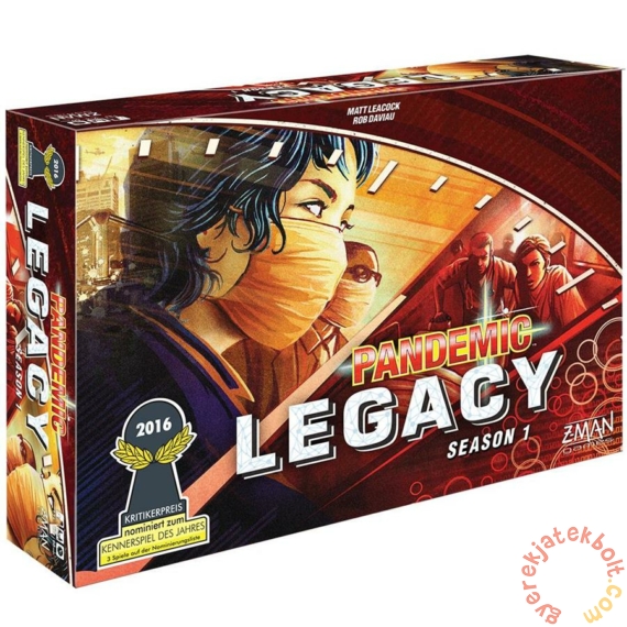 Pandemic - Legacy 1. évad társasjáték - piros doboz (750178)