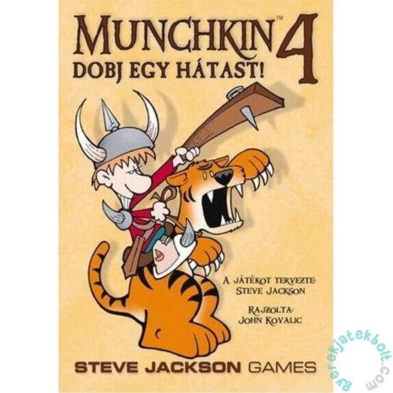 Munchkin 4 - Dobj egy hátast kiegészítő (DEL19412)