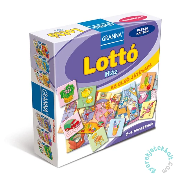 Az első játékaim - Lottó ház társasjáték (030693)