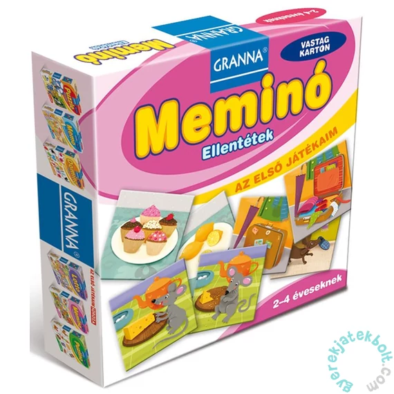 Az első játékaim - Meminó - Ellentétek társasjáték