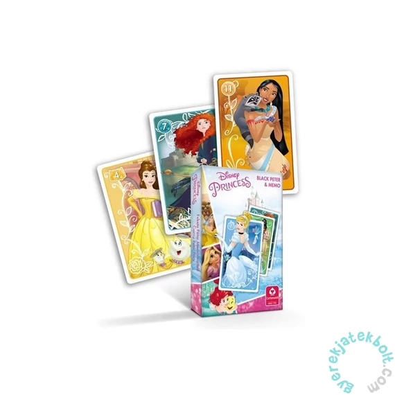Fekete Péter és memória kártya - Disney hercegnők (002853) 