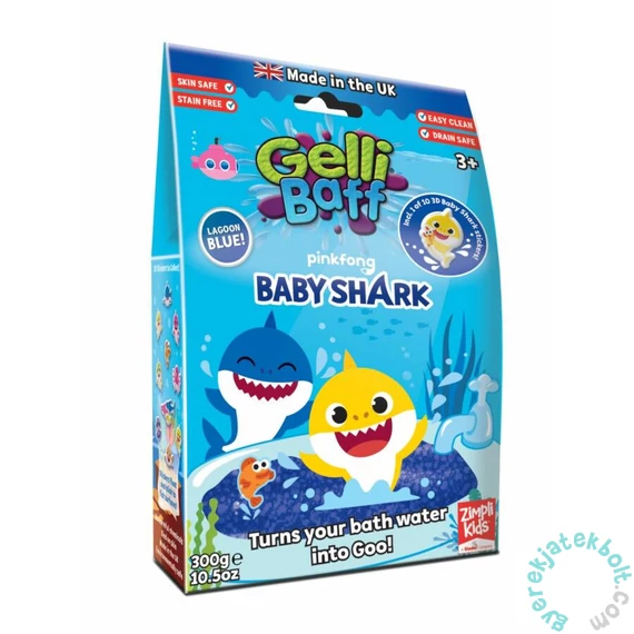 Gelli Baff Baby Shark fürdőzselé 300 g - Kék