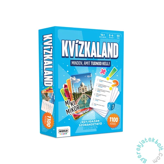 Kvízkaland társasjáték (499307)