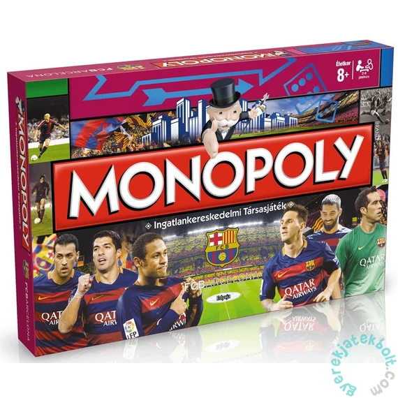Hasbro - Monopoly FC Barcelona társasjáték - Gyűjtői kiadás