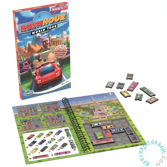 Thinkfun - Rush Hour mágneses úti társasjáték (05953)
