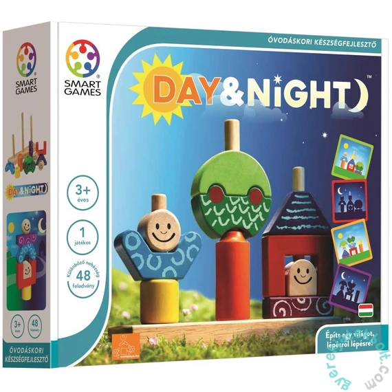 Smart Games - Day and Night - Éjjel és nappal logikai játék 
