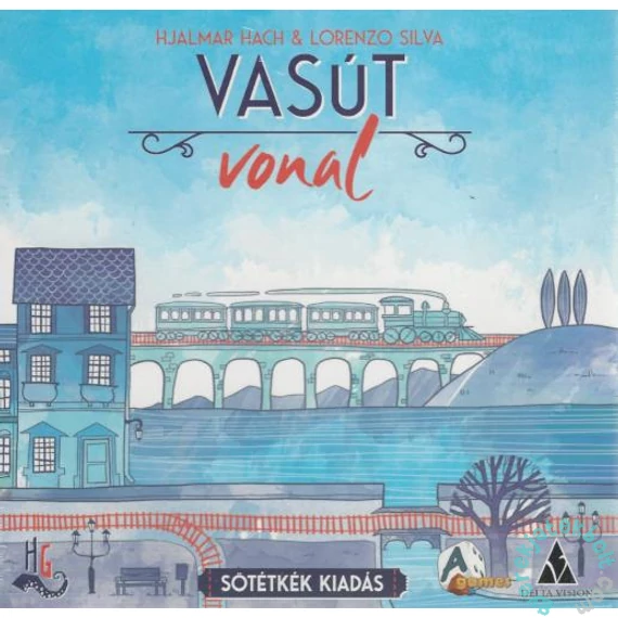 Vasútvonal társasjáték - Sötétkék kiadás (DEL34539)